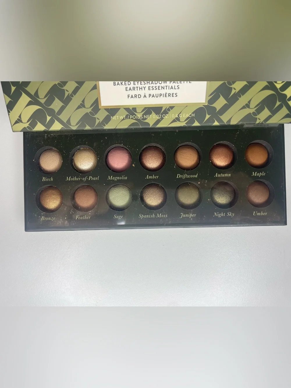 Laura Geller Earthy Green and Black Baked Eyeshadow Palette